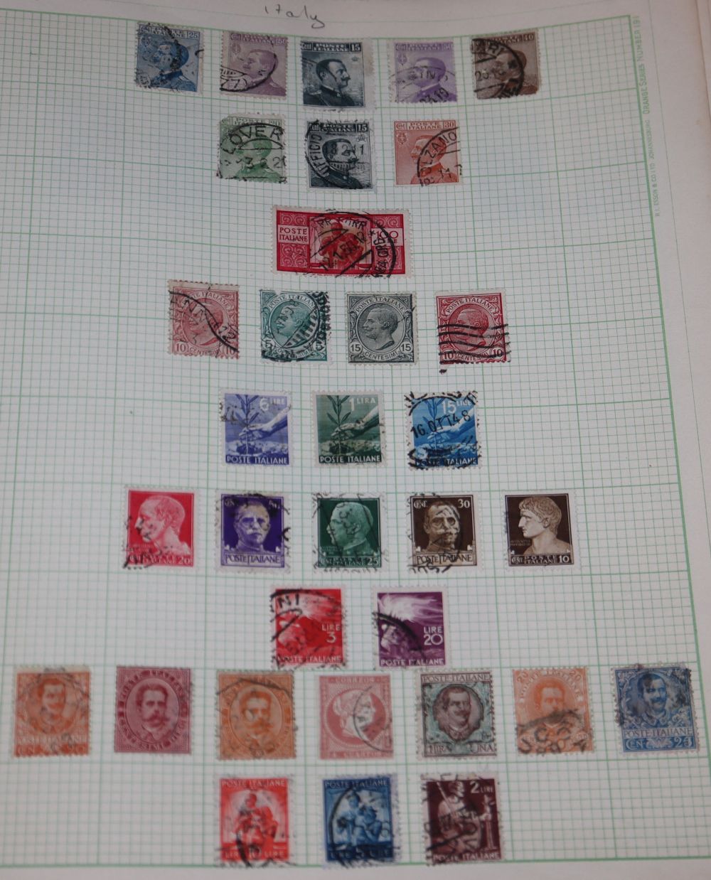 A collection of stamps